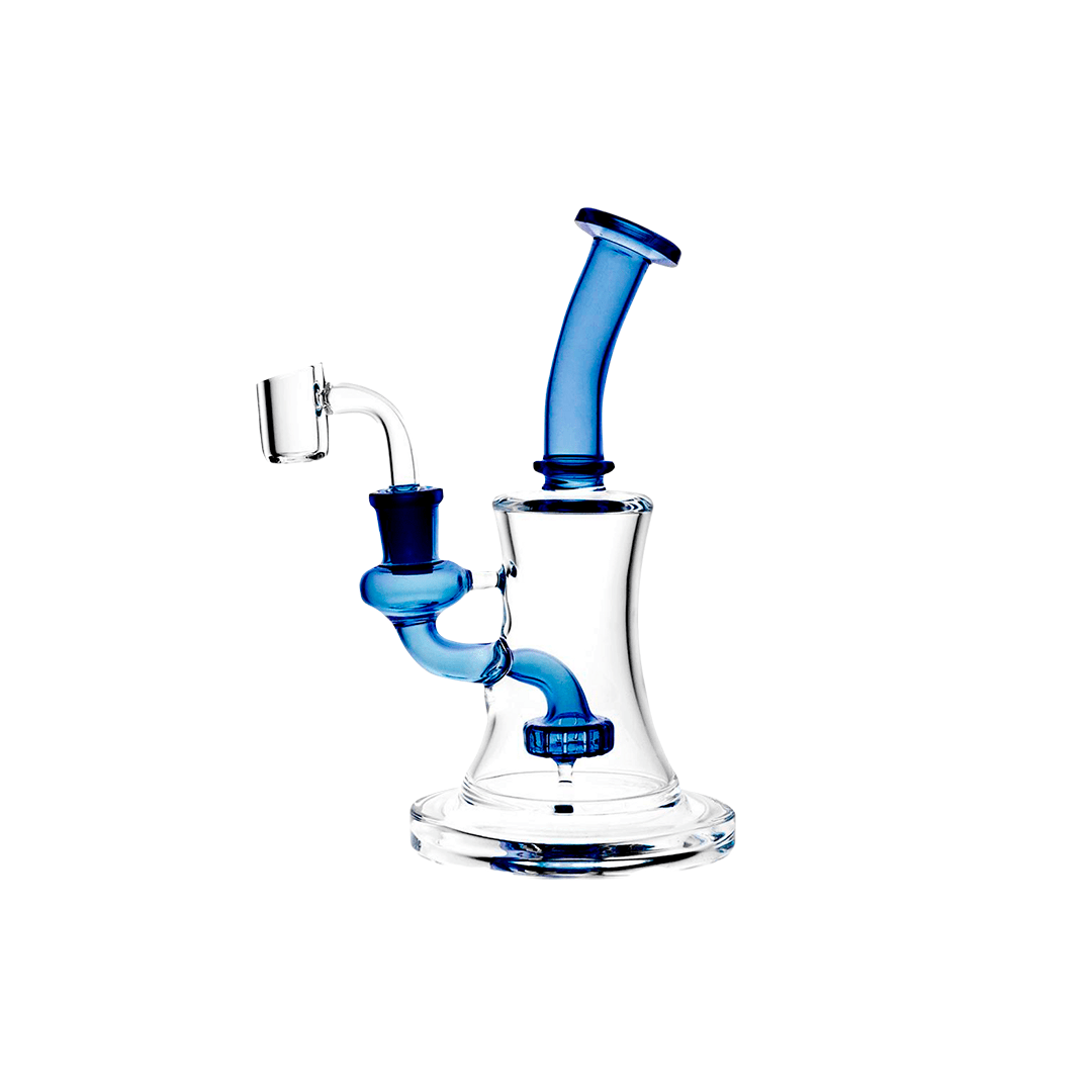 Bong Oil Can Disc Perc Rig 8" 2 Bong Oil Can Disc Perc Rig 8"