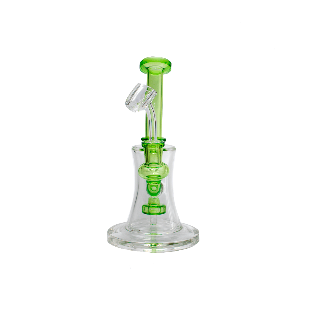 Bong Oil Can Disc Perc Rig 8" 4 Bong Oil Can Disc Perc Rig 8"