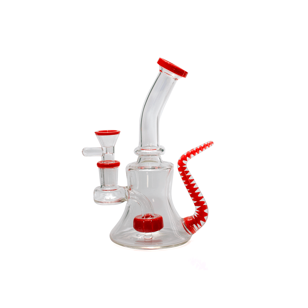 Bong Mini Bell Spiral Horn 7" 3 Bong Mini Bell Spiral Horn 7"