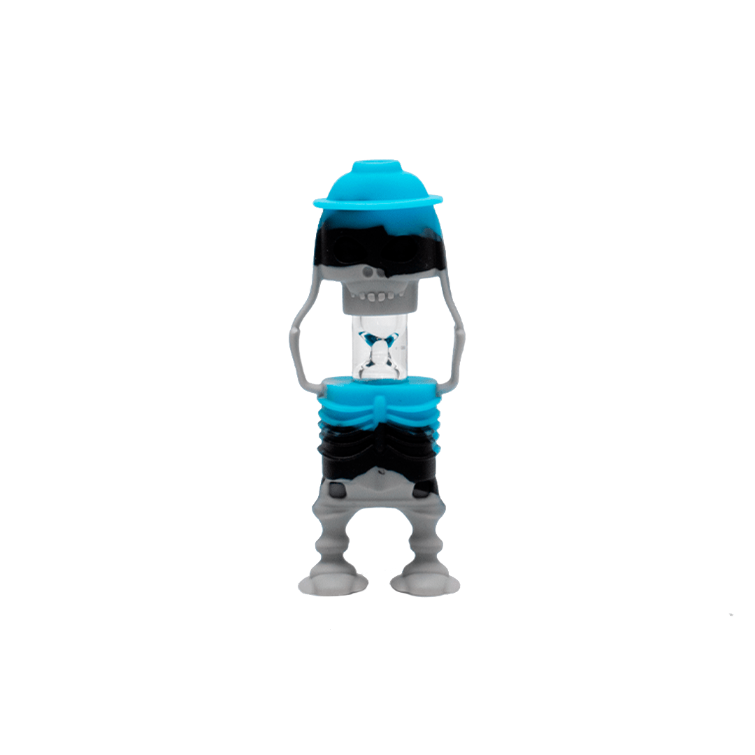 Hitter Skeleton Soldier Silicone 3.5" 2 Hitter Skeleton Soldier Silicone 3.5"
