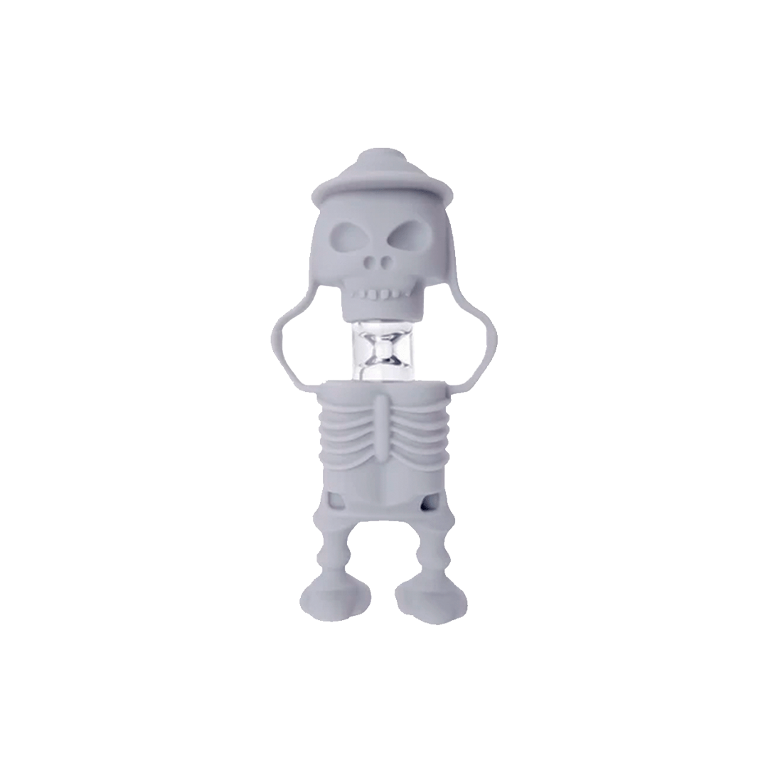 Hitter Skeleton Soldier Silicone 3.5" 5 Hitter Skeleton Soldier Silicone 3.5"