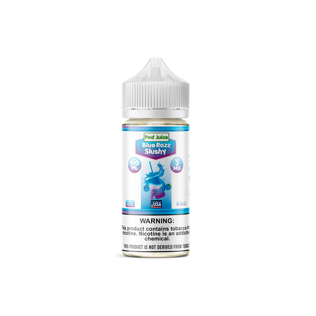Pod Juice Syn 100Ml - Blue Razz Slushy 3 Pod Juice Syn 100Ml - Blue Razz Slushy