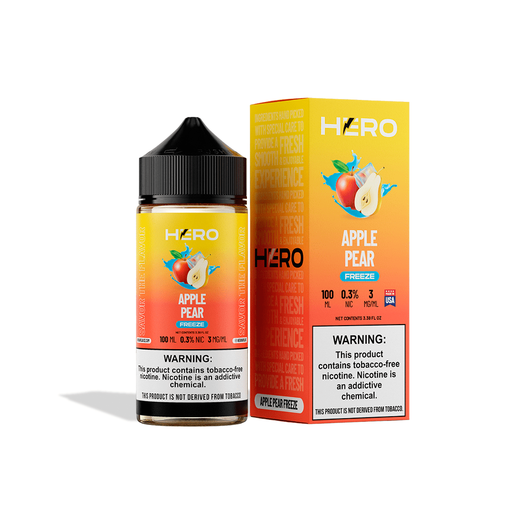 Hero Syn 100Ml - Apple Pear FREEZE 3 Hero Syn 100Ml - Apple Pear FREEZE