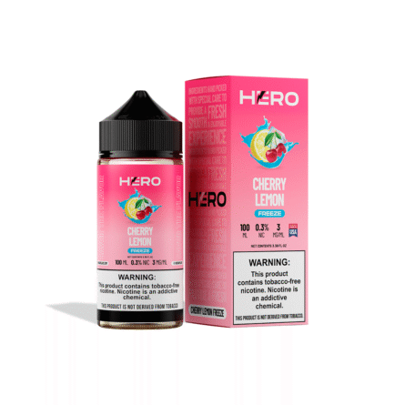 Hero Syn 100Ml - Cherry Lemon FREEZE 13 Hero Syn 100Ml - Cherry Lemon FREEZE - Image 3
