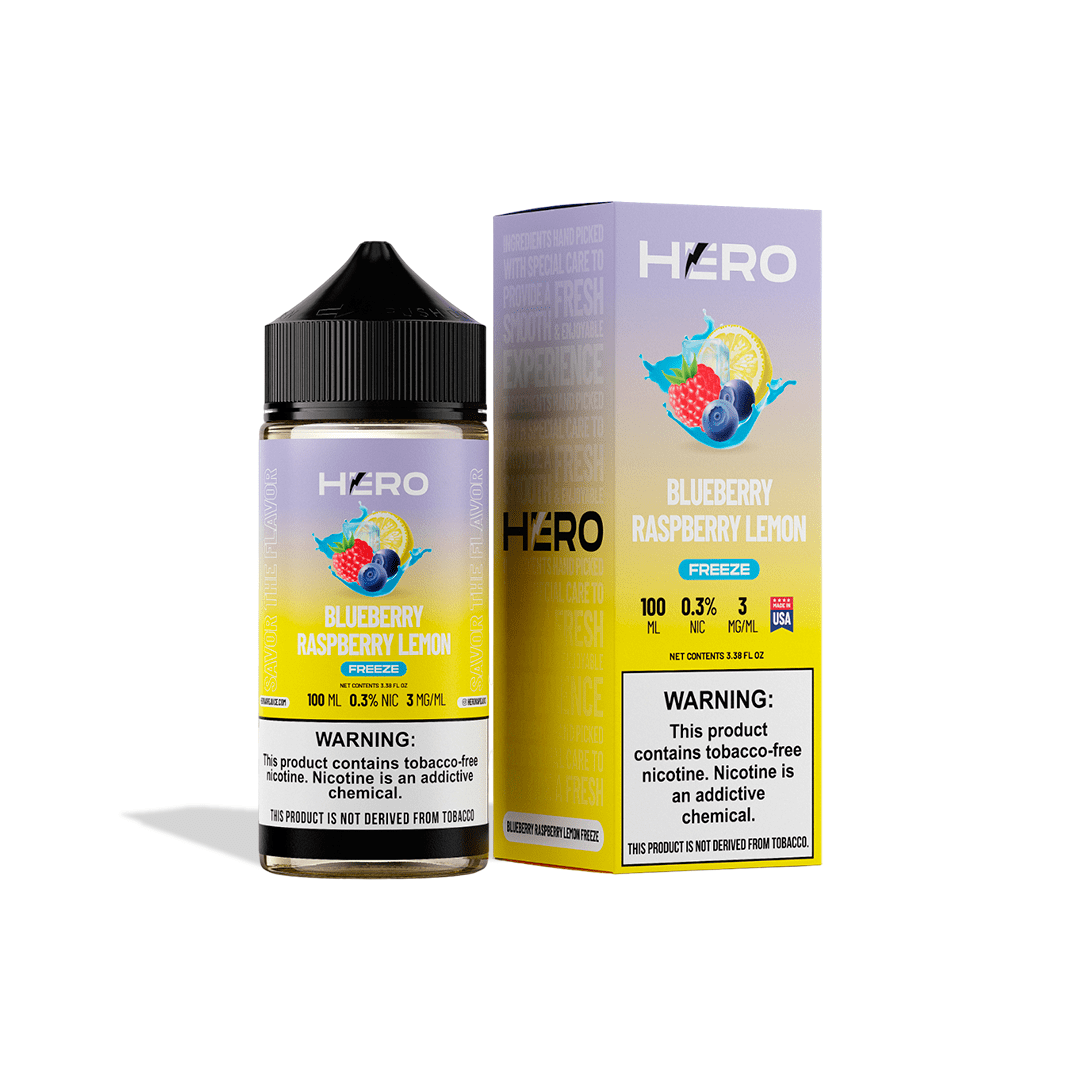 Hero Syn 100Ml - Blue Razz Lemon Freeze 3 Hero Syn 100Ml - Blue Razz Lemon Freeze