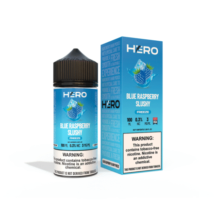 Hero Syn 100Ml - Blue Rasp Slushy FREEZE 13 Hero Syn 100Ml - Blue Rasp Slushy FREEZE - Image 3