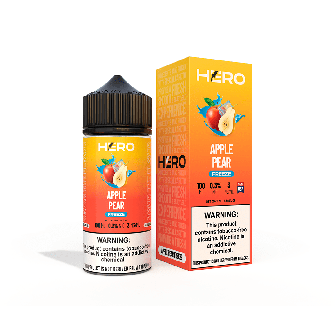 Hero Syn 100Ml - Apple Pear FREEZE 5 Hero Syn 100Ml - Apple Pear FREEZE