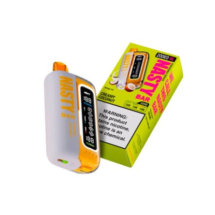 Nasty Bar XL DR20Ki - Creamy Coconut | Vape Desechable 2 Nasty Bar XL DR20Ki - Creamy Coconut | Vape Desechable - Image 1