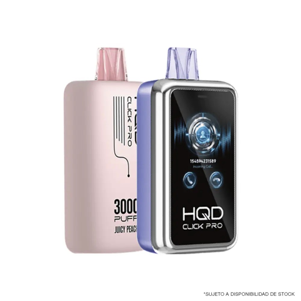 HQD Click PRO Disposable Pod 5% 30k + HQD Click PRO Prefilled Pod 5% 30k
