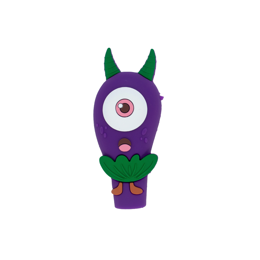 Pipa Silicona One Eyed Eggplant 10CM 1 Pipa Silicona One Eyed Eggplant 10CM