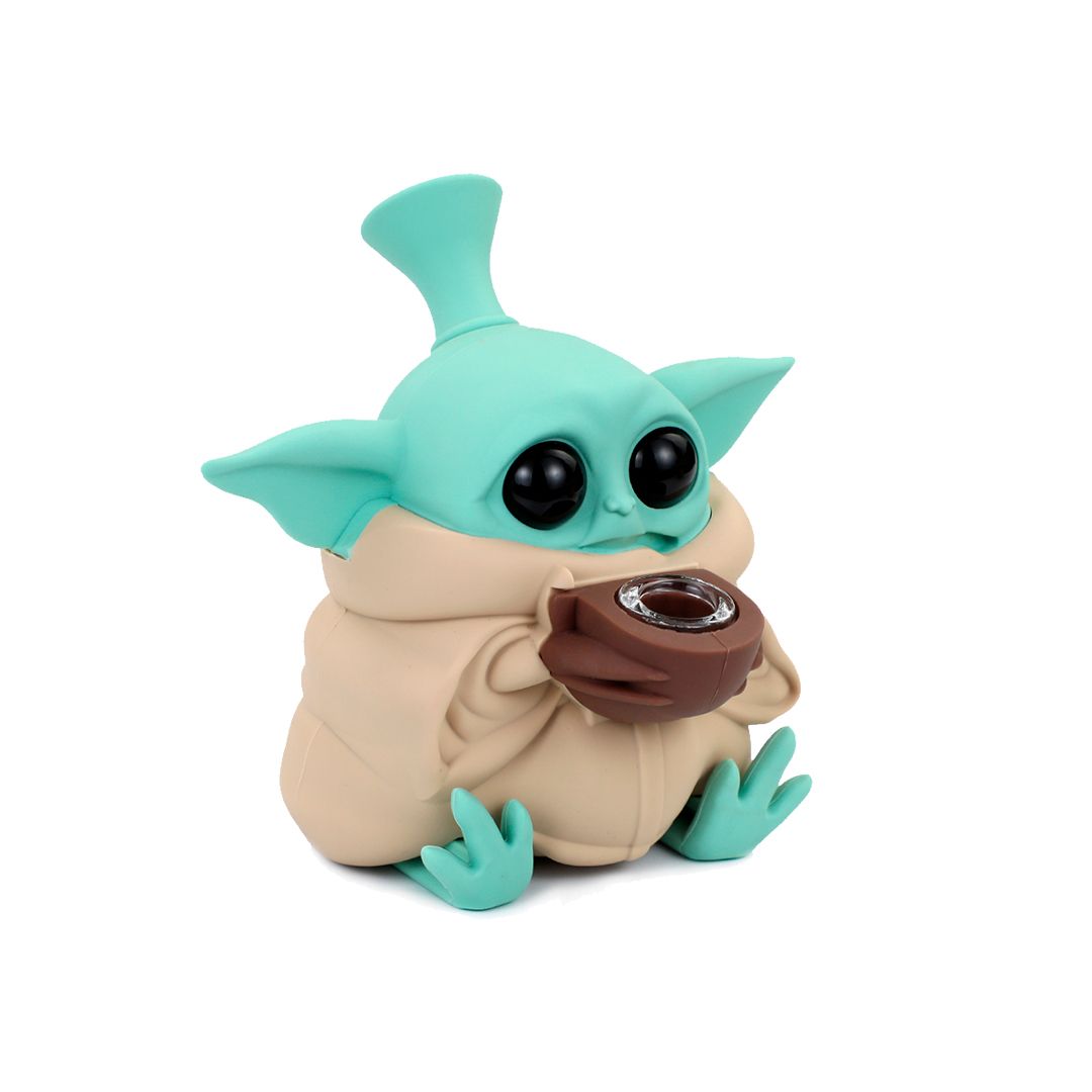 Pipa Silicona Yoda Pijama 12CM