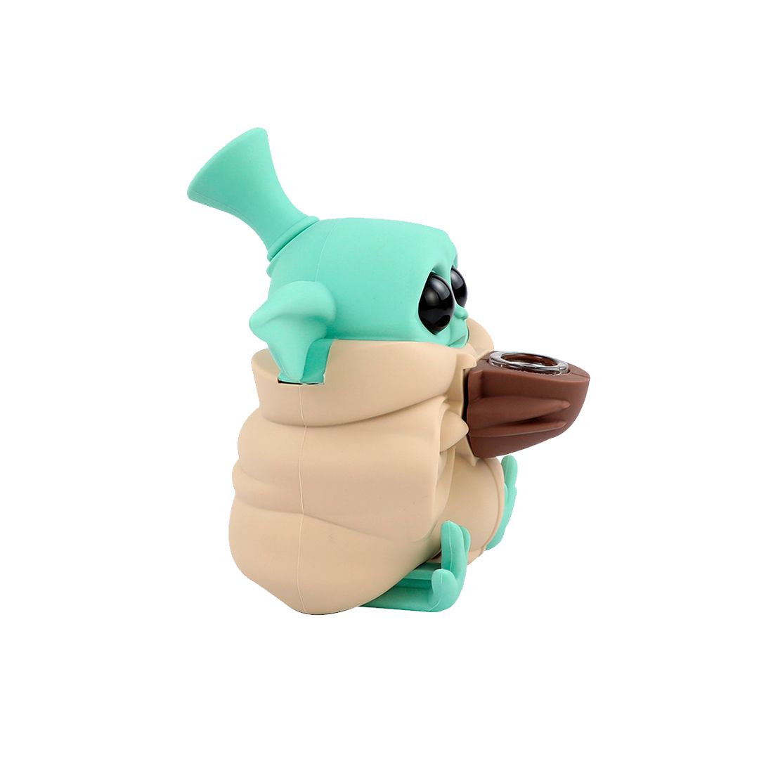 Pipa Silicona Yoda Pijama 12CM