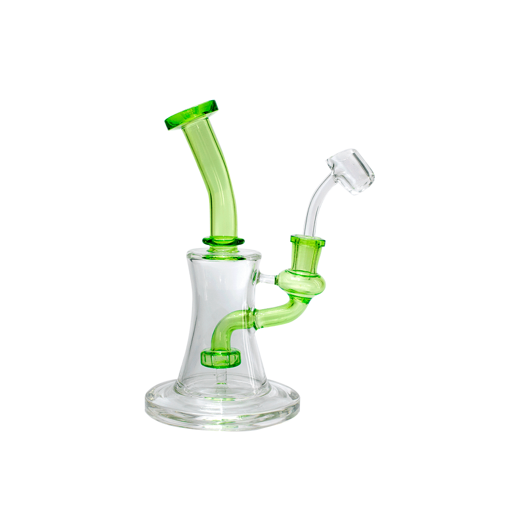 Bong Oil Can Disc Perc Rig 8" 1 Bong Oil Can Disc Perc Rig 8"